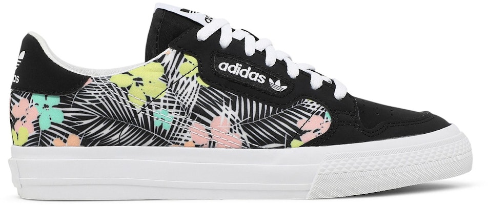 (JR) adidas Continental Vulc J 'Negro Floral' EG9284 Buy (JR) adidas Continental Vulc J 'Negro Floral' EG9284