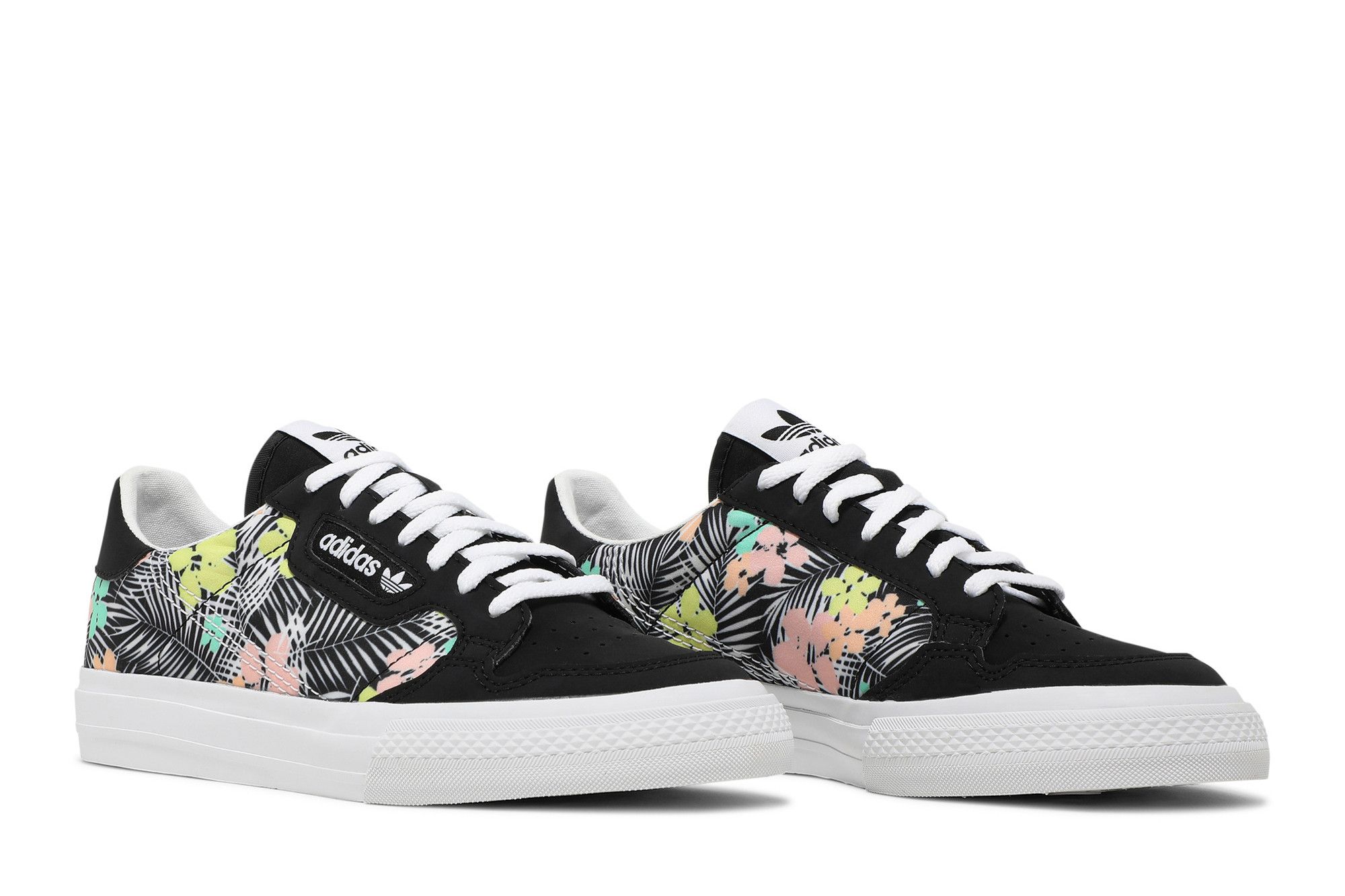 Cheap (JR) adidas Continental Vulc J 'Negro Floral' EG9284