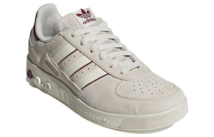 Lookbook (JR) 아디다스 코트 "알루미늄 버건디 화이트" GW4497