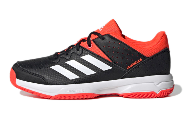 (Youth) adidas Court Stabil 'Black Orange' FZ4656