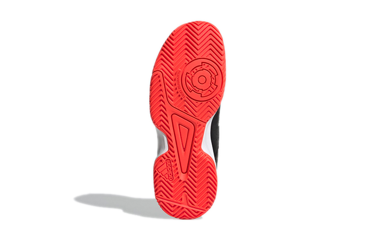 Details for (JR) adidas Court Stabil ''Zwart Oranje'' FZ4656