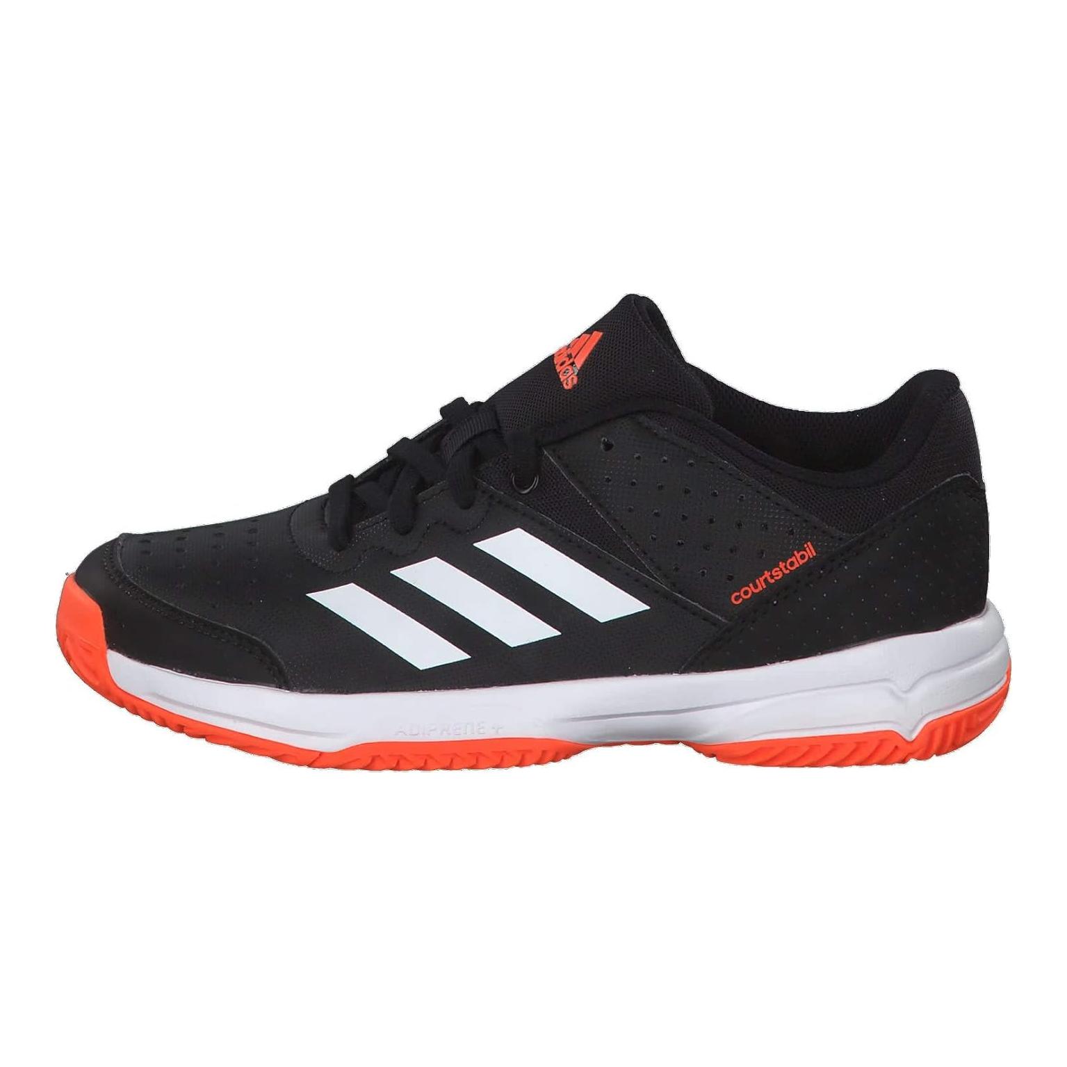 (Youth) adidas Court Stabil 'Black White Orange' F99912