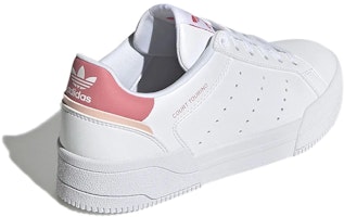 (JR) アディダス コートツーリノJ 白×薄桃 H00765 Shop (JR) アディダス コートツーリノJ 白×薄桃 H00765