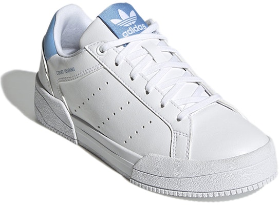 (Youth) adidas Court Tourino J 'White Light Blue' H00763 Lookbook (Youth) adidas Court Tourino J 'White Light Blue' H00763
