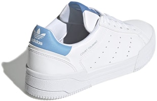 (青少年) adidas Court Tourino J '白色 淺藍' H00763 Shop (青少年) adidas Court Tourino J '白色 淺藍' H00763