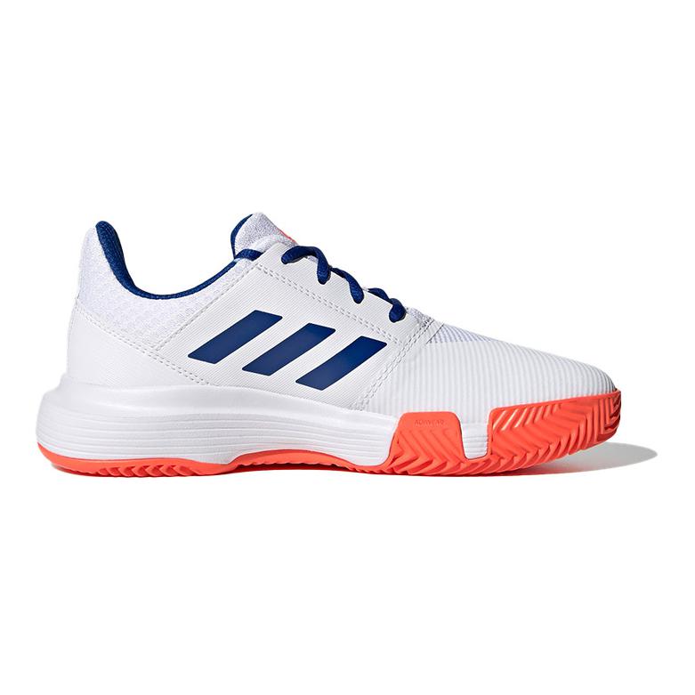 Order (JR) adidas Courtjam ''Junior Blanc Bleu'' FV4123