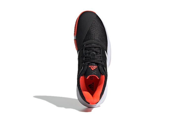 Purchase (JR) adidas CourtJam J ''Noir Rouge Solaire'' H67972