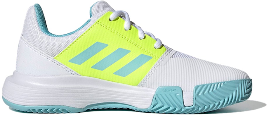 (Youth) adidas Courtjam J 'White Blue Green' FX1489 Order (Youth) adidas Courtjam J 'White Blue Green' FX1489