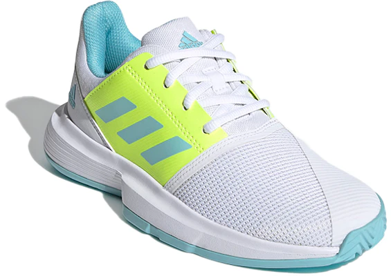 (JR) adidas Courtjam J ''Weiß Blau Grün'' FX1489 Lookbook (JR) adidas Courtjam J ''Weiß Blau Grün'' FX1489