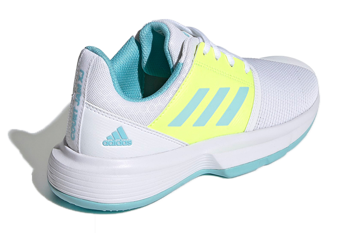 Shop (JR) adidas Courtjam J ''Weiß Blau Grün'' FX1489