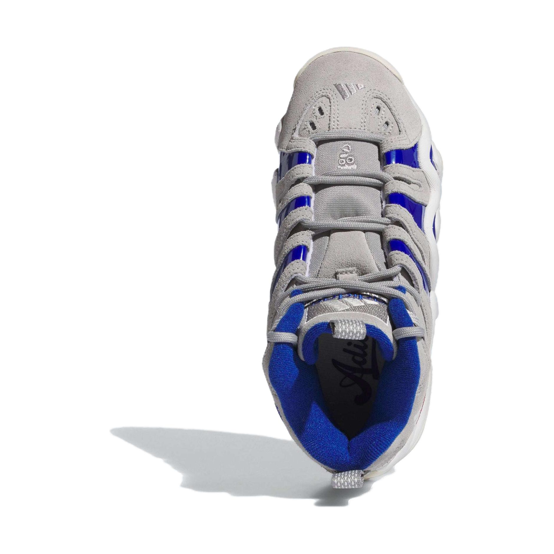 Lookbook （青年）adidas Crazy 8 J '灰色皇家藍' 型號ID6190