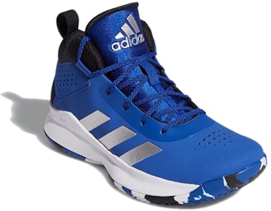 (JR) adidas Cross 'Em Up 5 J Wide 'Biru Diraja' FZ1472 Lookbook (JR) adidas Cross 'Em Up 5 J Wide 'Biru Diraja' FZ1472