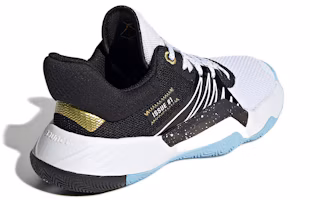 Shop 大童 adidas D.O.N. Issue #1 J 米切爾 實戰籃球鞋 黑白