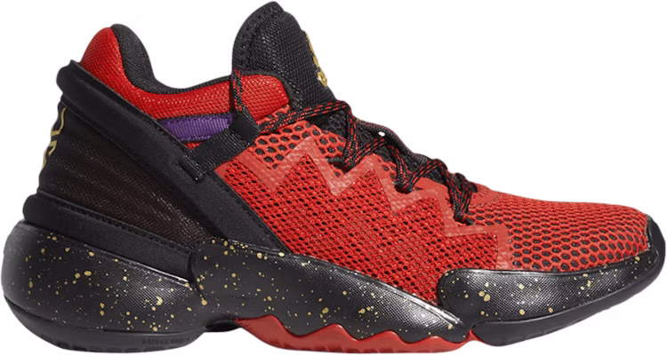 大童 adidas D.O.N. Issue #2 J 米切爾 低筒 籃球鞋 黑紅金 Buy 大童 adidas D.O.N. Issue #2 J 米切爾 低筒 籃球鞋 黑紅金