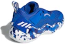 Shop 大童 adidas D.O.N. 3 輕便耐磨 低筒實戰藍白籃球鞋
