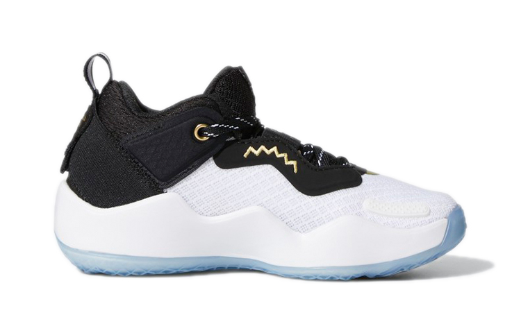 Order BP 幼童 adidas D.o.n. Issue #3 耐磨復古籃球鞋 白黑