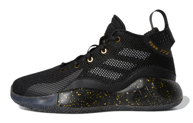(Youth) adidas D Rose 773 2020 J 'Black Yellow' FW8792