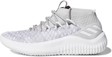 (Youth) adidas Dame 4 'Grey White' BW1107 (Youth) adidas Dame 4 'Grey White' BW1107
