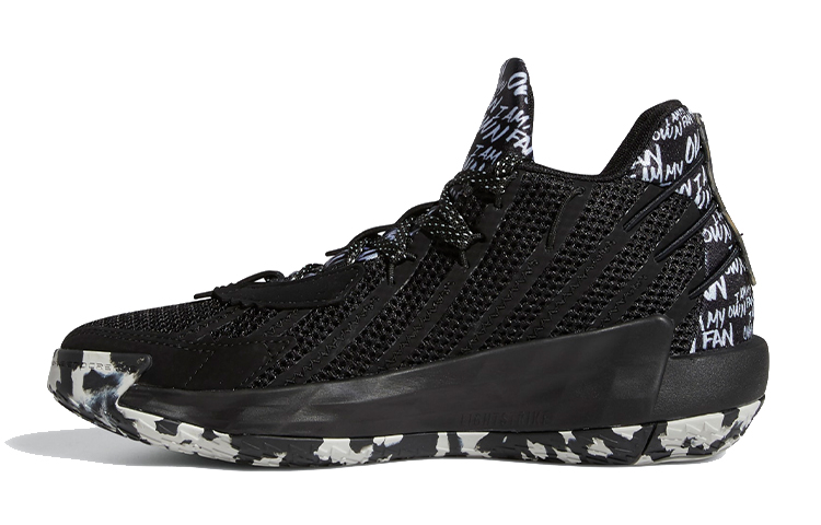(Youth) adidas Dame 7 J Black/White FY1871