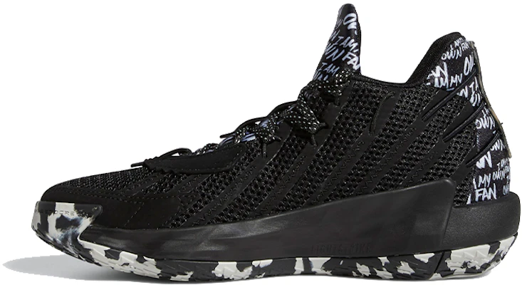 (Youth) adidas Dame 7 J Black/White FY1871 Buy (Youth) adidas Dame 7 J Black/White FY1871