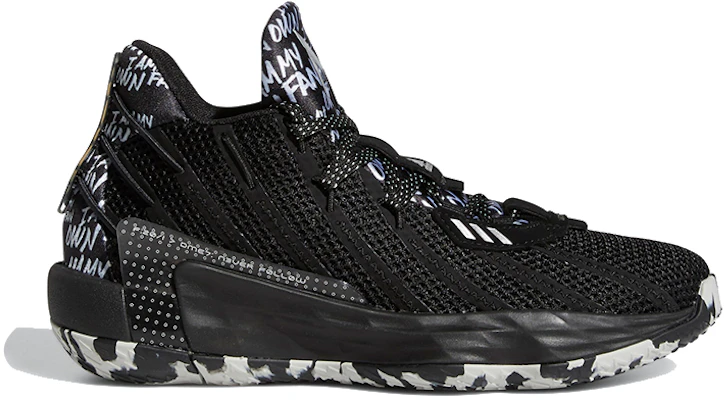 (Youth) adidas Dame 7 J Black/White FY1871 Order (Youth) adidas Dame 7 J Black/White FY1871