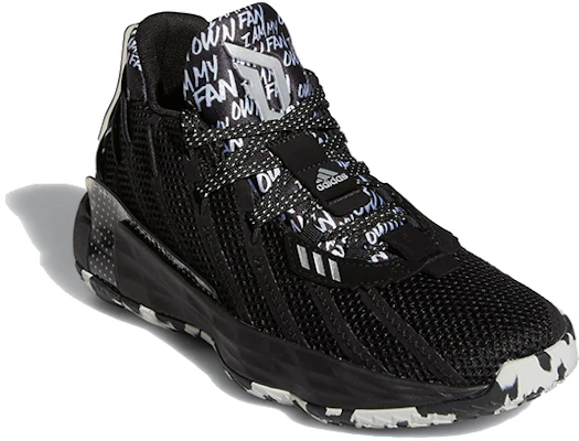 (Youth) adidas Dame 7 J Black/White FY1871 Lookbook (Youth) adidas Dame 7 J Black/White FY1871