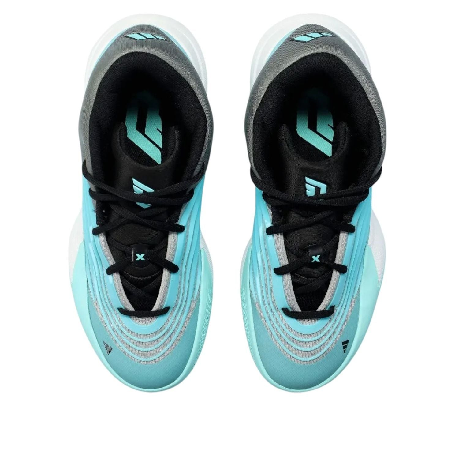 Lookbook (JR) adidas Dame X J ''Flash Aqua'' Biru Muda JP6079