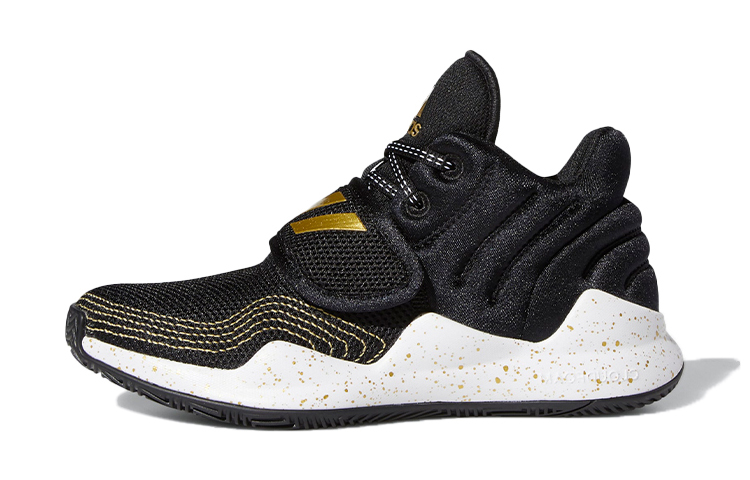 (Youth) adidas Deep Threat J 'Black Yellow White' FV8633