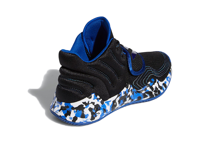 Shop (JR) adidas Deep Threat J Nero/Blu FW8530