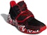 (JR) adidas Deep Threat J Hitam/Merah FV8634