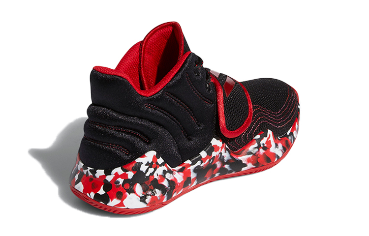 Shop (JR) adidas Deep Threat J Schwarz/Rot FV8634