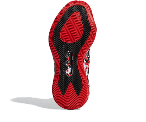(JR) adidas Deep Threat J Schwarz/Rot FV8634 Details for (JR) adidas Deep Threat J Schwarz/Rot FV8634