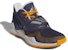 (JR) adidas Deep Threat Primeblue J 'Navy Shadow Orange Rush' GY2888