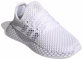 Lookbook 大童 adidas originals Deerupt Runner J 透氣 低幫 兒童跑步鞋 白