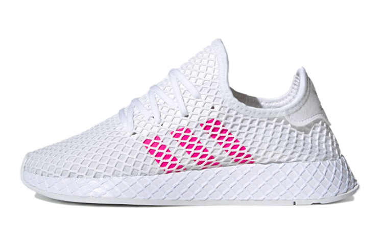 (Youth) adidas Deerupt Runner J 'White Shock Pink' EE6608