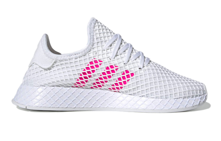 Order (JR) adidas Deerupt Runner J ''Wit Shock Pink'' EE6608
