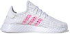 (JR) adidas Deerupt Runner J 'Putih Shock Pink' EE6608