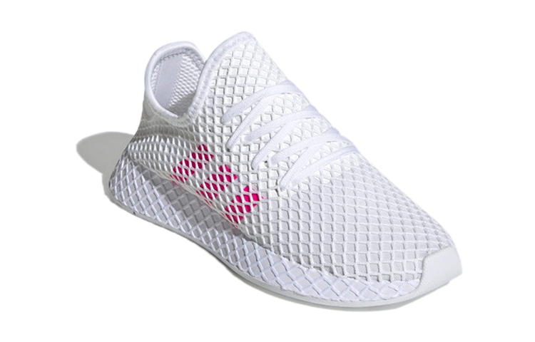Lookbook (JR) adidas Deerupt Runner J ''Wit Shock Pink'' EE6608