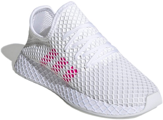 (Youth) adidas Deerupt Runner J 'White Shock Pink' EE6608 Lookbook (Youth) adidas Deerupt Runner J 'White Shock Pink' EE6608