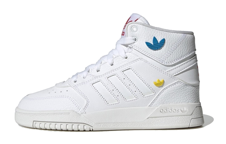 (Youth) adidas Drop Step J 'White Yellow Bright Blue'