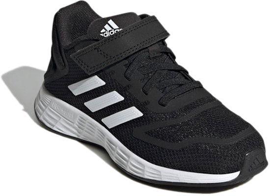 (Youth) adidas Duramo 10 Elastic Lace J 'Core Black' GZ0649 Lookbook (Youth) adidas Duramo 10 Elastic Lace J 'Core Black' GZ0649