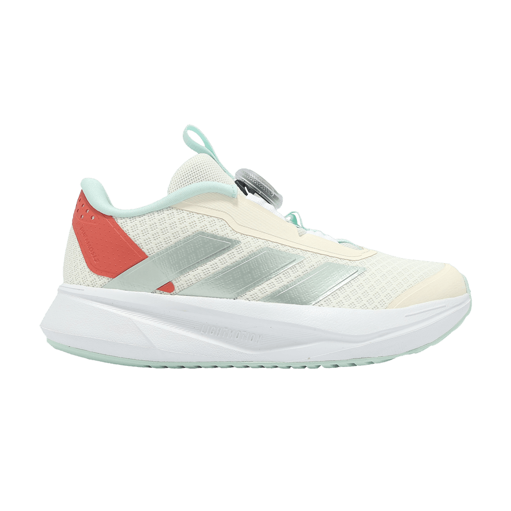 (Youth) adidas Duramo SL 2.0 BOA K 'Off White Linen Green Metallic' JS2808