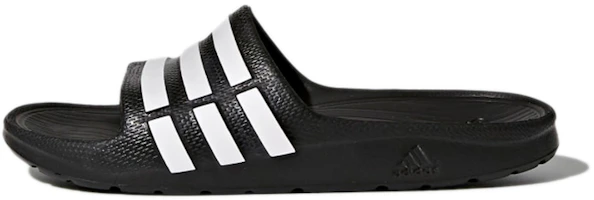 (Youth) adidas Duramo Slides 'Black White' G06799 (Youth) adidas Duramo Slides 'Black White' G06799