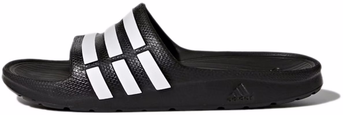 (Youth) adidas Duramo Slides 'Black White' G06799 Buy (Youth) adidas Duramo Slides 'Black White' G06799