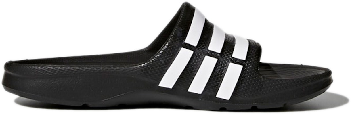 (Youth) adidas Duramo Slides 'Black White' G06799 Order (Youth) adidas Duramo Slides 'Black White' G06799