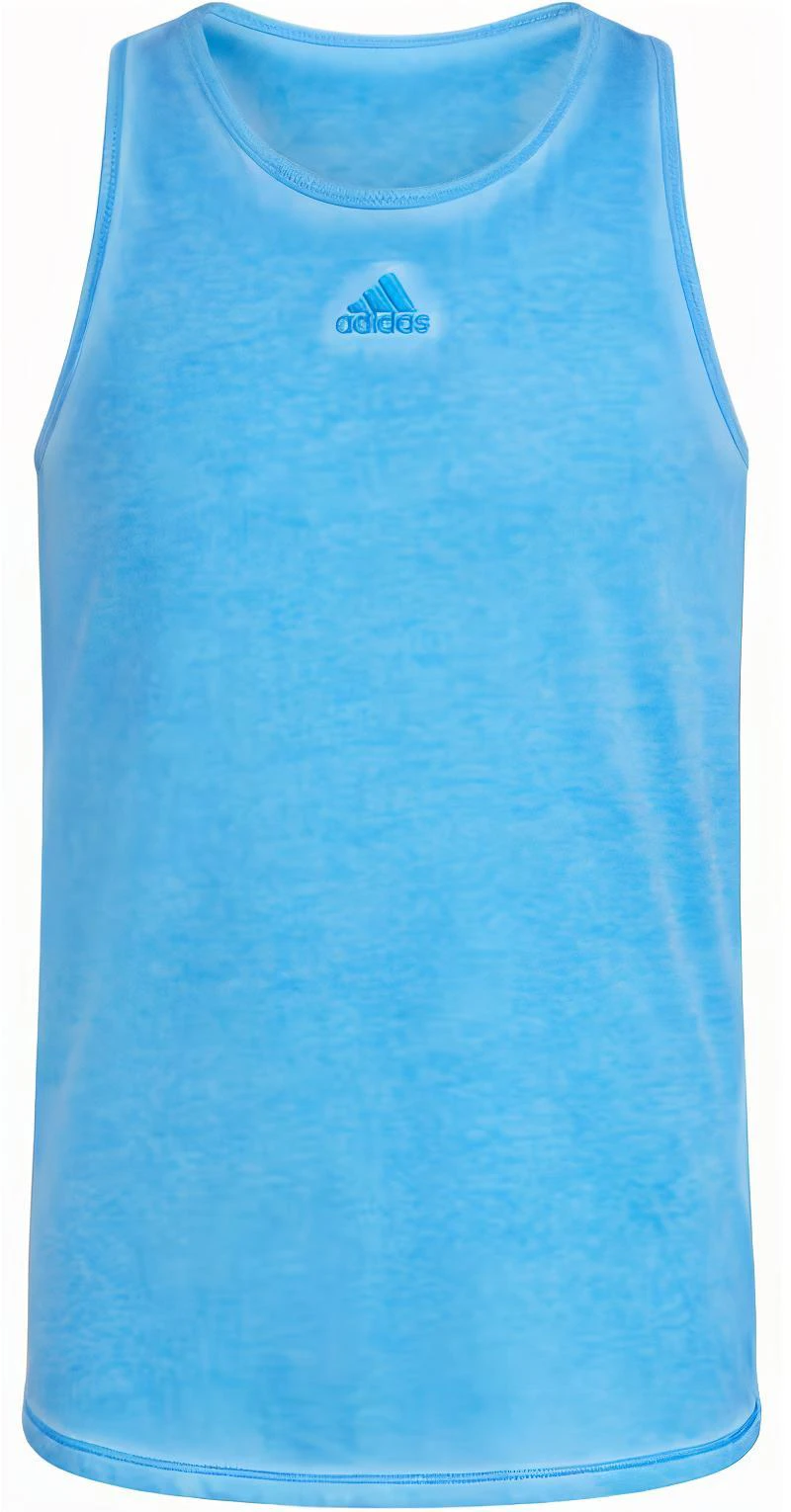 youth-adidas-electric-blue-youth-tank-top-fashion-solid-color-versatile-style-ir-4749