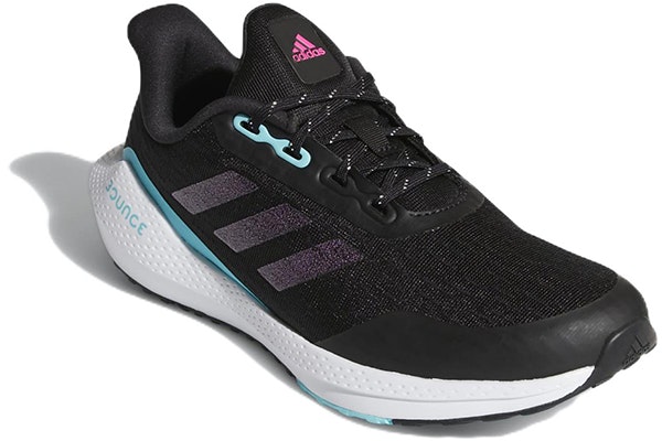 (Youth) adidas EQ21 Run J 'Black Blue' H01872 Lookbook (Youth) adidas EQ21 Run J 'Black Blue' H01872
