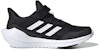 (JR) adidas EQ21 Run Velcro J 'Hitam Putih' FX2254