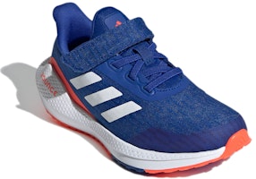 (JR) adidas EQ21 Run Velcro J 'Biru Kerajaan' FX2253 Lookbook (JR) adidas EQ21 Run Velcro J 'Biru Kerajaan' FX2253