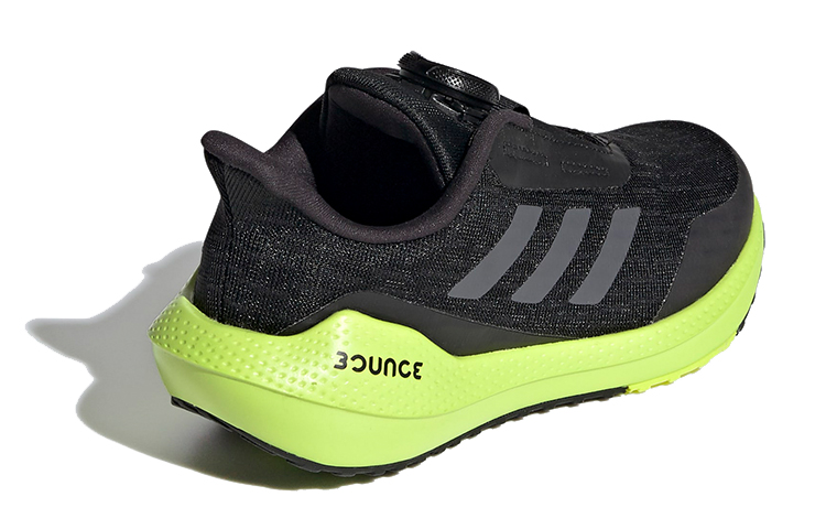 Shop (JR) adidas EQ Run Boa K Schuhe Schwarz/Grün FX2259